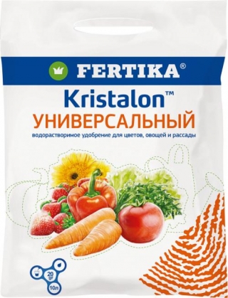 КРИСТАЛОН Универсальный(Фертика) водорастворимое комплексное удобрение 100гр - ООО «Семена Тут»