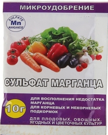 Сульфат марганца микроудобрение (10гр) - ООО «Семена Тут»