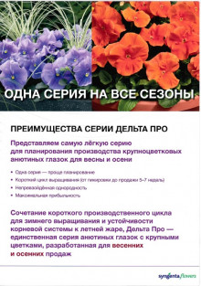 img-1: Виола крупноцветковая Дельта Про микс [1000 шт] - ООО «Семена Тут»